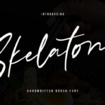 Skelatons Font Poster 1