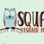 Sleep Owl Font Poster 5