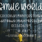 Smile World Font Poster 8