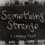 Something Strange Font Poster 1