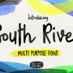 South River Font Poster 1