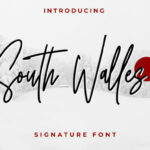 South Walles Font Poster 1