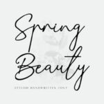 Spring Beauty Font Poster 1