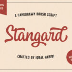 Stangard Font Poster 1