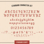 Stangard Font Poster 7