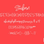 Stuborn Font Poster 10