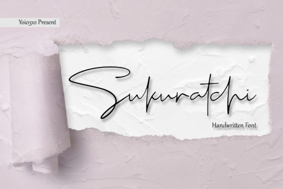 Sukuratchi Font Poster 1