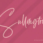 Sullington Font Poster 1