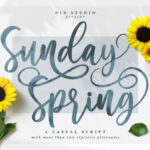 Sunday Spring Font Poster 1