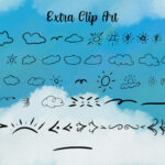 Sunny Cloudy Duo Font Poster 7
