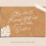 Sunpalm Addict Font Poster 10