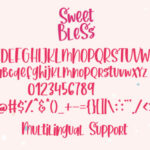 Sweet Bless Font Poster 7