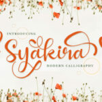 Syakira Font Poster 1