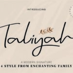 Taliyah Font Poster 1