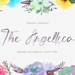 The Angellica Font Poster 1