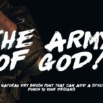 The Army of God Font Poster 1