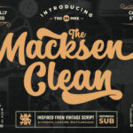 The Macksen Font Poster 1