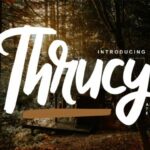 Thrucy Font Poster 1