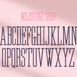 Ultimate Milestone Font Poster 6