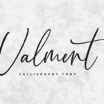 Valment Font Poster 1