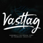 Vasttag Font Poster 1