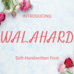 Walahard Font Poster 1