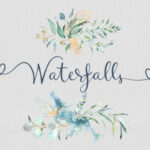 Waterfalls Font Poster 1