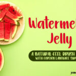 Watermelon Jelly Font Poster 1