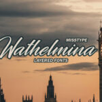 Wathelmina Font Poster 1