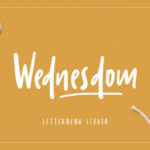 Wednesdom Font Poster 1