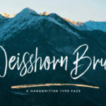 Weisshorn Font Poster 1