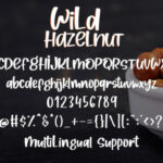 Wild Hazelnut Font Poster 6