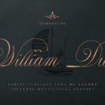 William Duke Font Poster 1