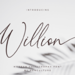 Willion Font Poster 1