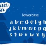 Winter Star Font Poster 5