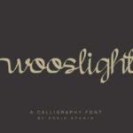 Wooslight Font Poster 1