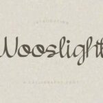 Wooslight Font Poster 2