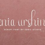 Xenia Urshina Font Poster 2