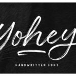 Yohey Font Poster 1