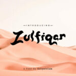 Zulfiqar Font Poster 1