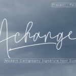 Achange Duo Font Poster 1