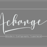 Achange Duo Font Poster 2