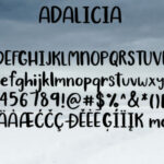 Adalicia Font Poster 6