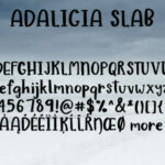 Adalicia Font Poster 7