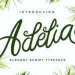 Adelia Font Poster 1