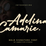 Adelina Camarie Font Poster 1