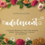 Adolescent Font Poster 1