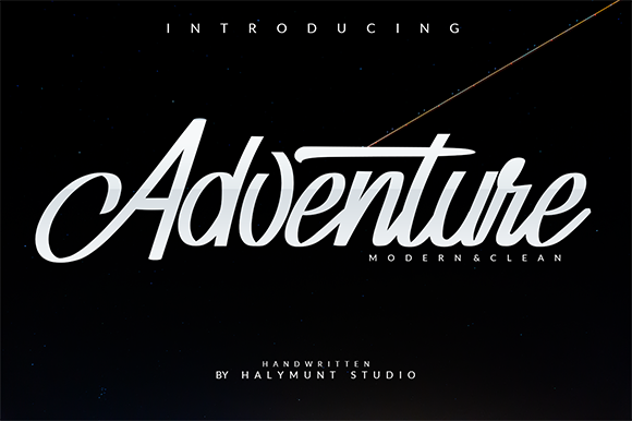 Adventure Font Poster 1