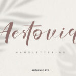 Aestovid Font Poster 1