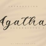 Agatha Font Poster 1